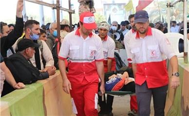 ورود نخستین اتوبوس آمبولانس حامل مصدومان از نجف