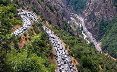 جاده چالوس یک‌طرفه شد