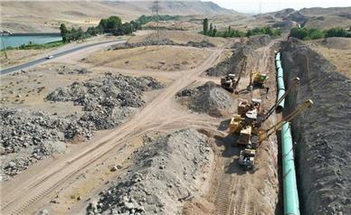 آب طالقان تا سه ماه آینده به تهران می‌آید