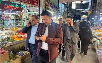 بازدید میدانی مدیران ارشد همراه اول و مخابرات استان از بازار بزرگ تبریز برای رفع مشکل آنتن‌دهی