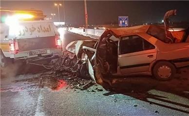 حادثه در اتوبان قم – تهران؛ مصدومیت ۱۱ نفر