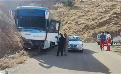 واژگونی اتوبوس در محور رفسنجان–کرمان/15 مصدوم