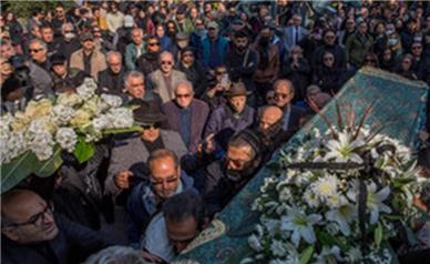 مراسم تشییع پیکر هادی مرزبان