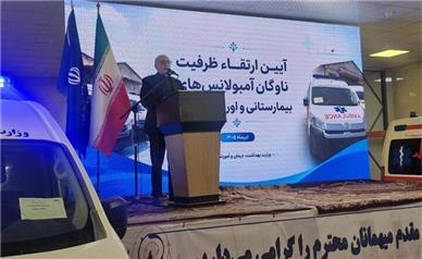 الحاق ۱۰۰دستگاه آمبولانس به اورژانس