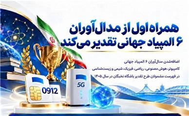 همراه اول از مدال‌آوران ۶ المپیاد جهانی تقدیر می‌کند