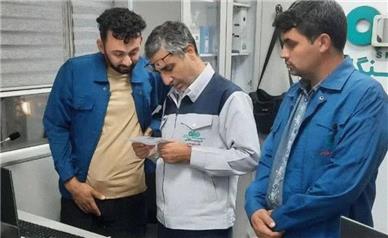 بازدید شبانه علی رسولیان از خطوط تولید و واحد حمل‌ونقل